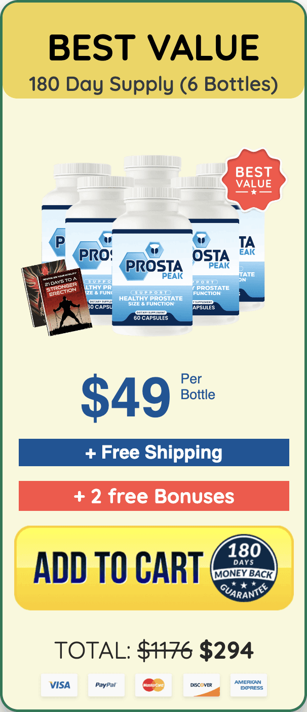 ProstaPeak 180 day supply